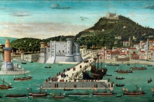 Detail from Tavola Strozzi (Bay of Naples)